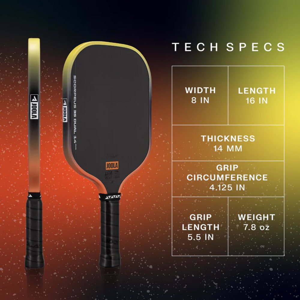 Vợt Pickleball Joola Scorpeus 3S Dual 14mm Vợt Pickleball Joola Scorpeus 3S Dual 14mm
